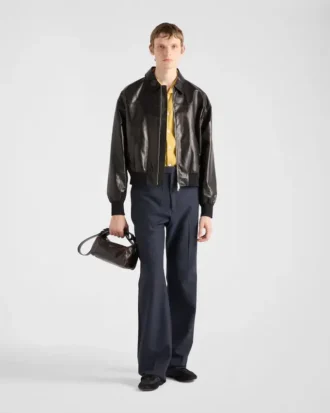 レザーボンバージャケット