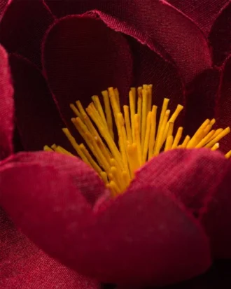 ラジミールとメタルのフラワーブローチ