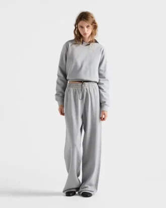 コットンクルーネックスウェットシャツ