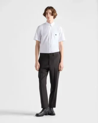 半袖コットンシャツ