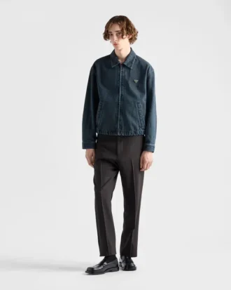 デニムブルゾンジャケット