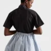 半袖ポプリンシャツ