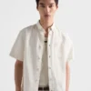 半袖シャンブレーシャツ