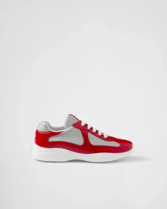 Prada America’s Cup バイカーファブリック スニーカー