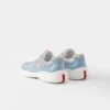 パテントレザーとテクニカルファブリックを使用したPrada America’s Cup スニーカー