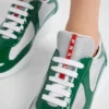 Prada America’s Cup バイカーファブリック スニーカー