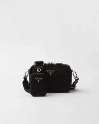 Prada Brique Re-Nylon＆Saffianoレザー バッグ