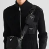 Prada Brique Re-Nylon＆Saffianoレザー バッグ