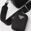 Prada Brique Re-Nylon＆Saffianoレザー バッグ