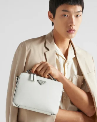 Prada Brique ミディアム Saffiano レザーバッグ