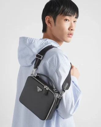 Prada Brique ミディアム Saffiano レザーバッグ