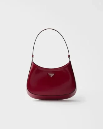 Prada Cleo ブラッシュドレザー ショルダーバッグ