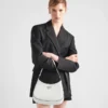 Prada Cleo ブラッシュドレザー ショルダーバッグ