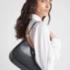 Prada Cleo ブラッシュドレザー ショルダーバッグ