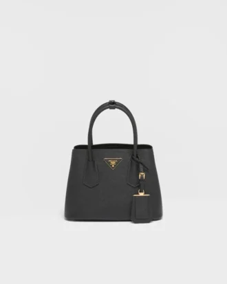 Prada Double スモール サフィアーノ レザー バッグ