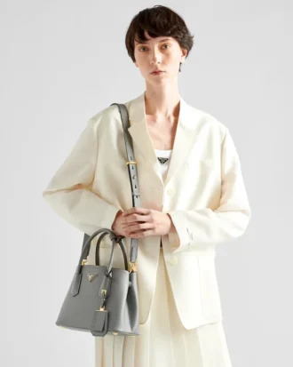 Prada Double スモール サフィアーノ レザー バッグ