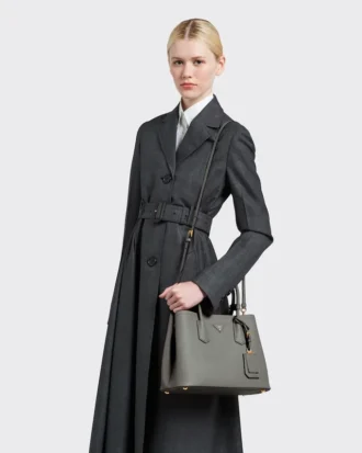 Prada Double ミディアム Saffiano レザーバッグ