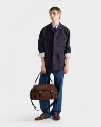 Prada Explore Re-Nylon＆レザーバッグ