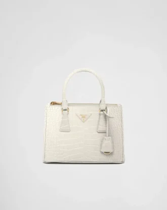 Prada Galleria スモール クロコダイルレザー バッグ