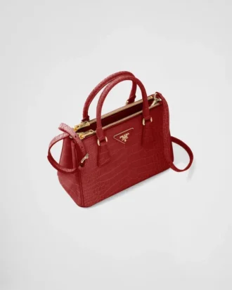 Prada Galleria スモール クロコダイルレザー バッグ