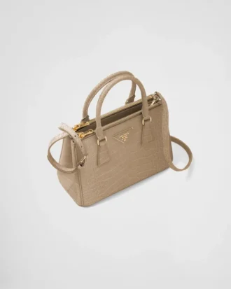 Prada Galleria スモール クロコダイルレザー バッグ