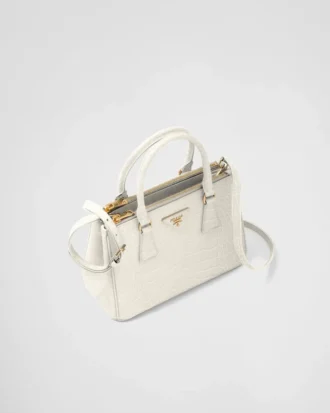 Prada Galleria スモール クロコダイルレザー バッグ