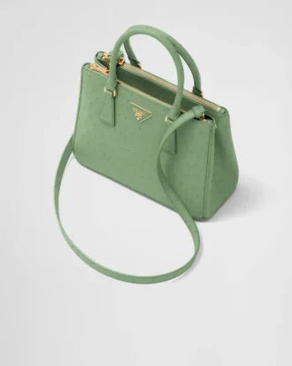 Prada Galleria ミディアム オーストリッチレザー バッグ