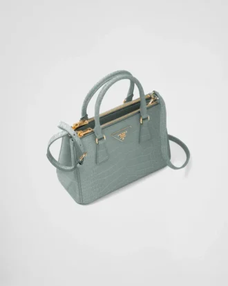 Prada Galleria スモール クロコダイルレザー バッグ