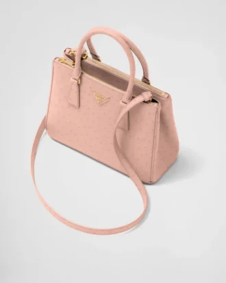 Prada Galleria ミディアム オーストリッチレザー バッグ