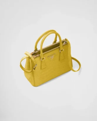 Prada Galleria スモール クロコダイルレザー バッグ