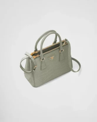 Prada Galleria スモール クロコダイルレザー バッグ