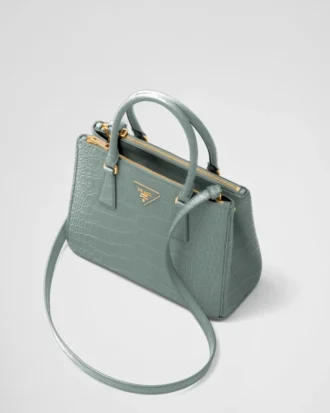 Prada Galleria ミディアム クロコダイルレザー バッグ