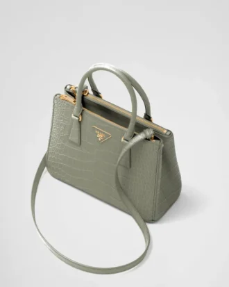 Prada Galleria ミディアム クロコダイルレザー バッグ