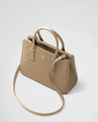 Prada Galleria ミディアム クロコダイルレザー バッグ