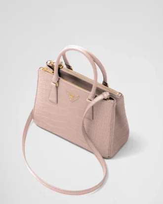 Prada Galleria ミディアム クロコダイルレザー バッグ