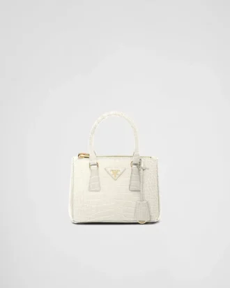 Prada Galleria Mini クロコダイルレザー バッグ