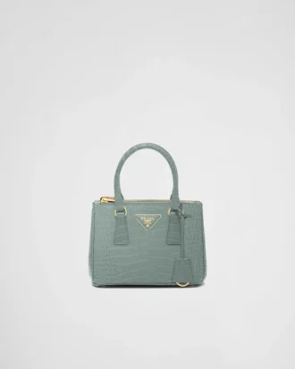 Prada Galleria Mini クロコダイルレザー バッグ