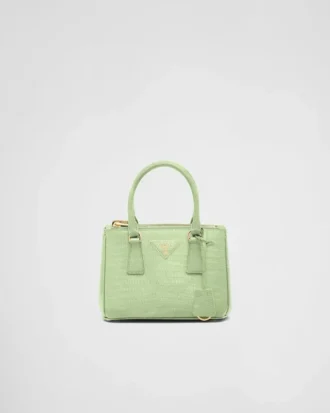 Prada Galleria Mini リザードスキン バッグ