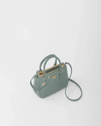 Prada Galleria Mini クロコダイルレザー バッグ