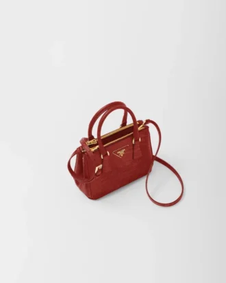 Prada Galleria Mini リザードスキン バッグ