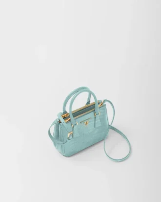 Prada Galleria Mini リザードスキン バッグ