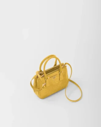 Prada Galleria Mini リザードスキン バッグ