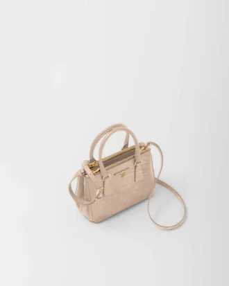 Prada Galleria Mini リザードスキン バッグ