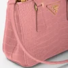 Prada Galleria Mini クロコダイルレザー バッグ