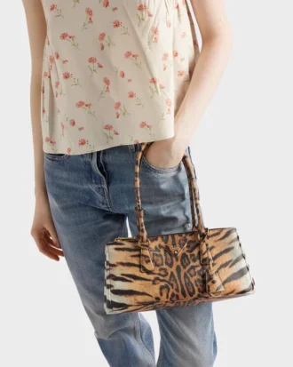 Prada Galleria ミディアム プリント Saffiano レザー バッグ