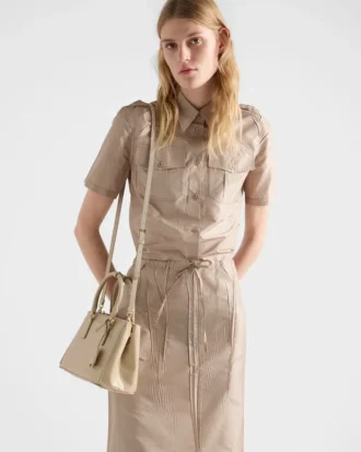 Prada Galleria 小 パテント Saffiano レザー バッグ