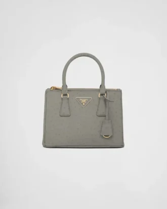 Prada Galleria Small Ostrich Leather Bag