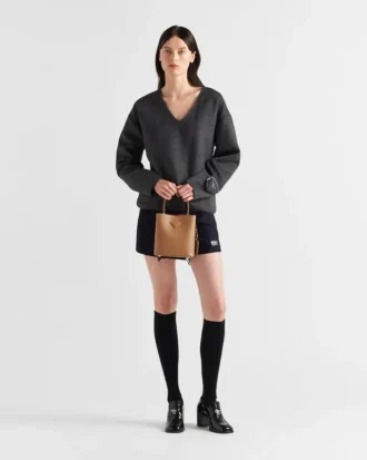 Prada Panier スモール Saffiano レザーバッグ