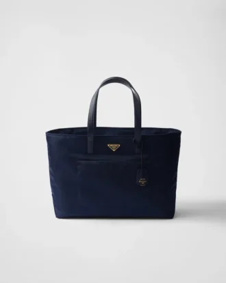 Prada Re-Edition 1978 ラージ Re-Nylon＆Saffianoレザー トートバッグ