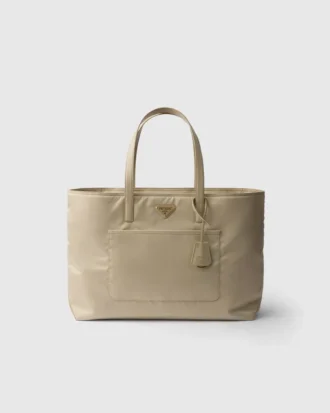 Prada Re-Edition 1978 ラージ Re-Nylon＆Saffianoレザー トートバッグ